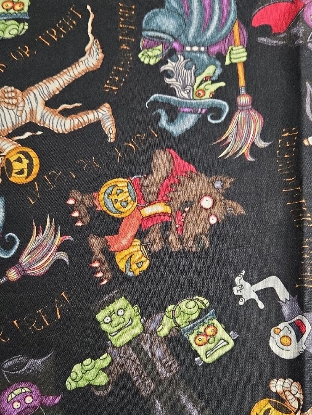 ๐๐๐A Haunting We Will Go by Dan Morris 2014 RJR Fabrics 14"x44" - Picture 5 of 6
